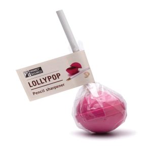 Lollipop Pencil Sharpener - Choose Red or Pink