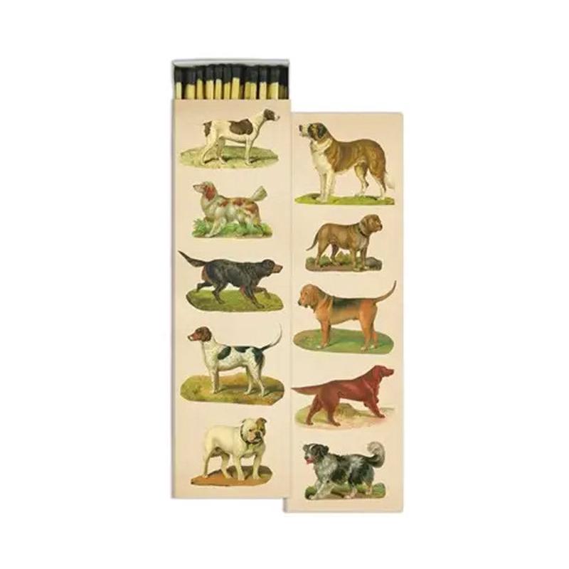 Vintage Dog Art Safety Matches