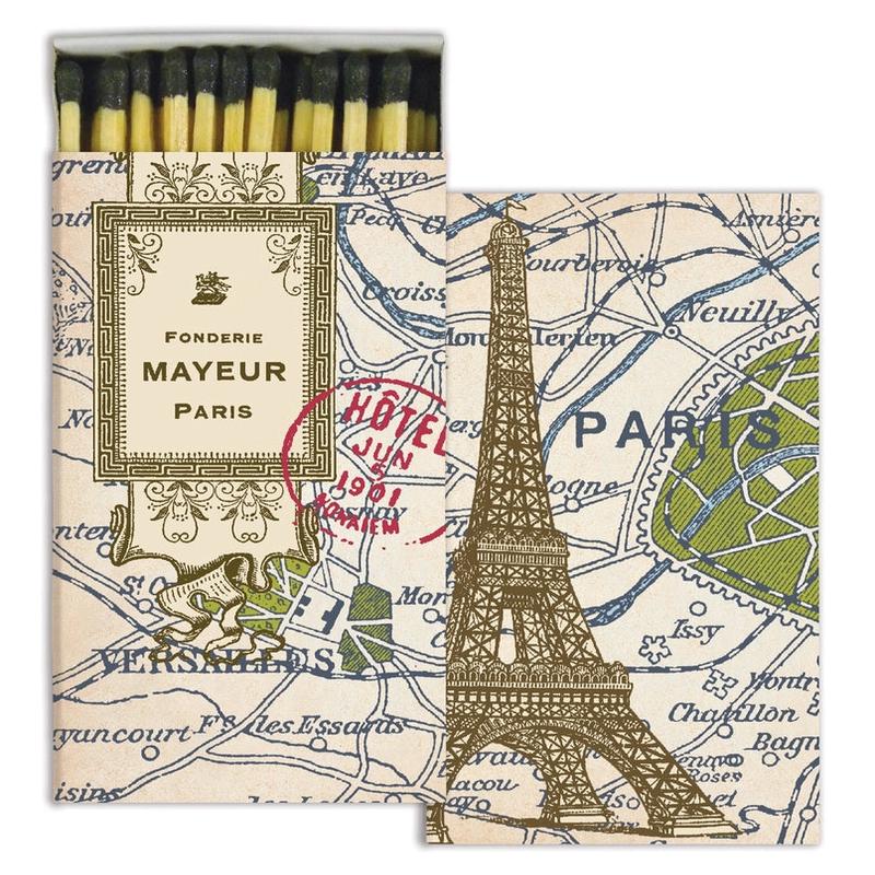 Vintage Paris Design Safety Matches