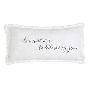 22" Lumber To Be Loved By You Down Fill Pillow