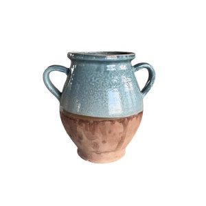 European 2 Handled Cottage Jug - Blue