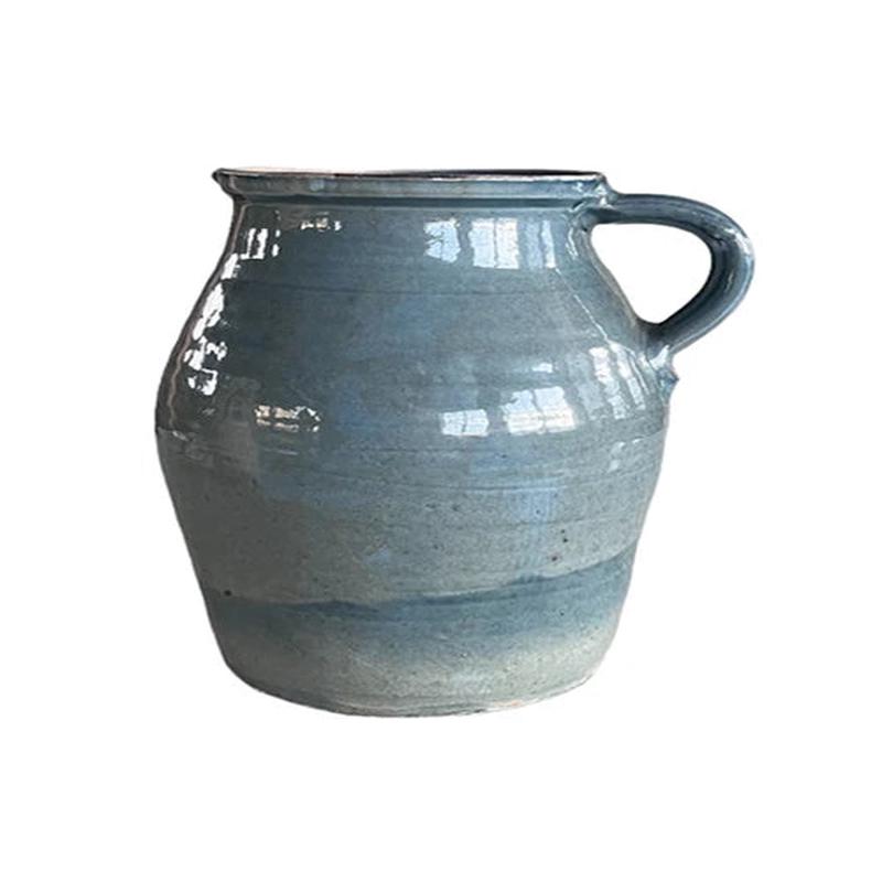 Handmade European Cottage Pitcher - Steel Blue