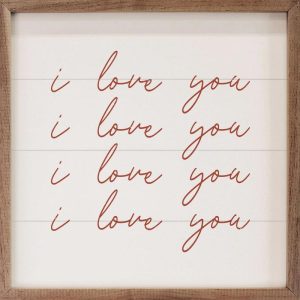 I Love You Wall Decor