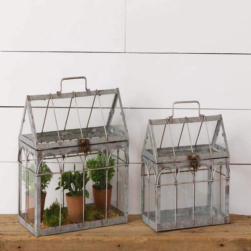 Metal Tabletop Greenhouse - Choose Size