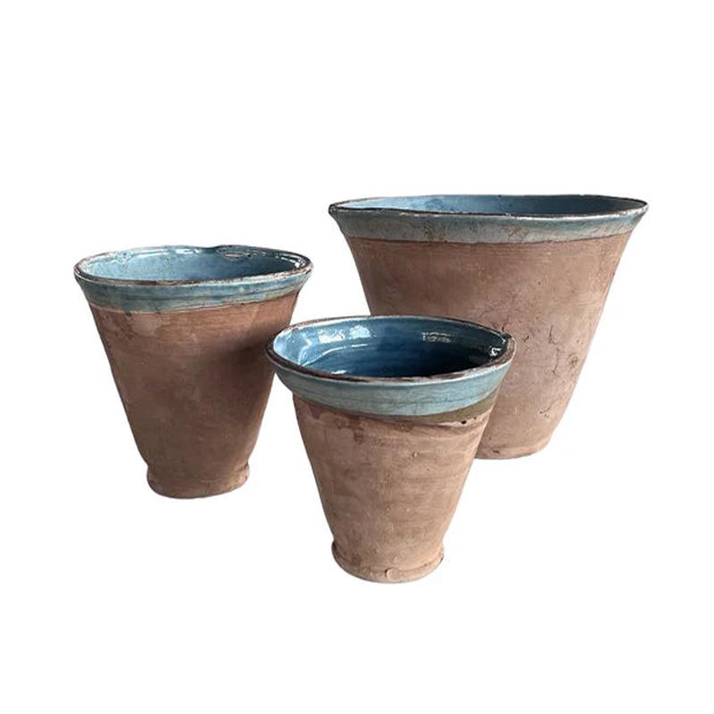 Set of 3 Cottage Crafted Bowls - Blue