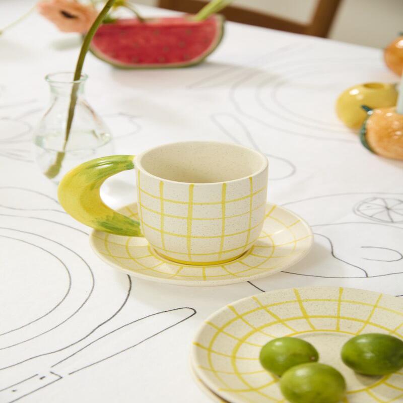 Banana Mug and Saucer Set