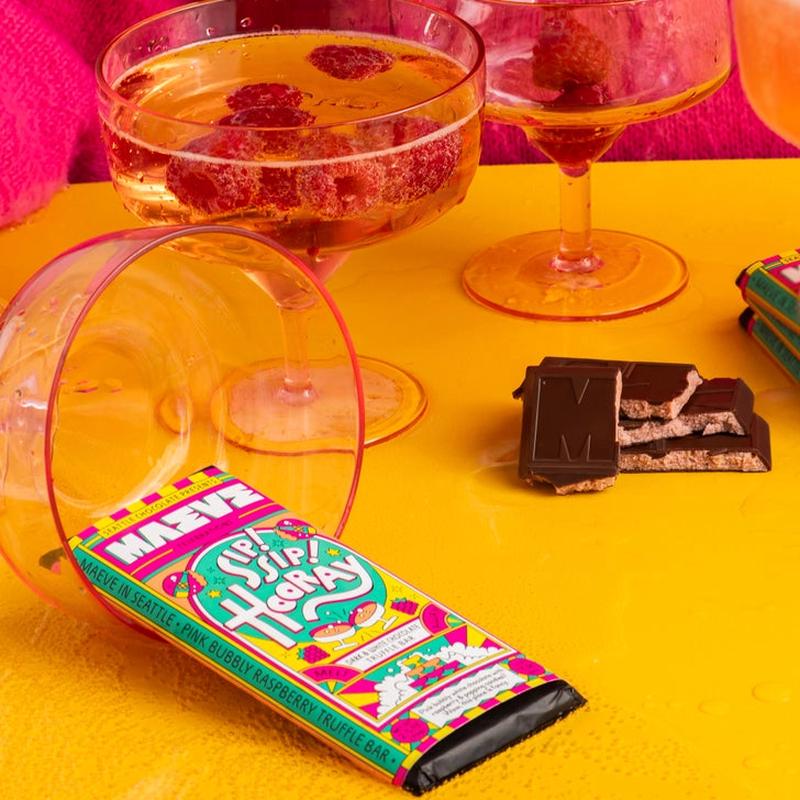 Maeve Chocolate Sip Sip Hooray Truffle Bar
