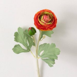 19" Ranunculus Stem - Orange