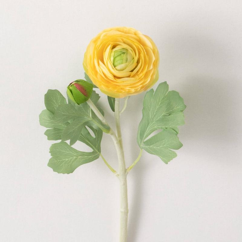 19" Ranunculus Stem - Yellow