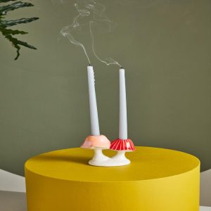 Cheerful Mushroom Candleholder