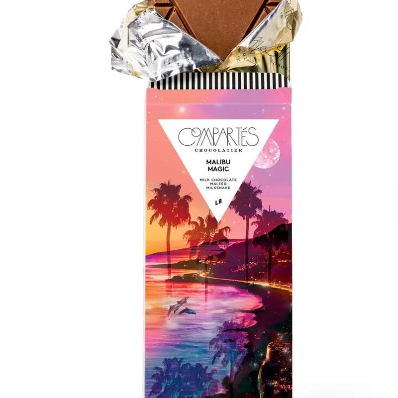 Compartes Malibu Magic Malted Milk Shake Chocolate Bar