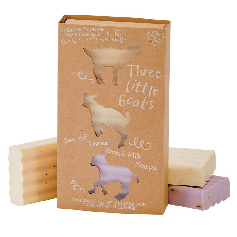 The Three Little Goat Soap Lavender, Honey, Almond