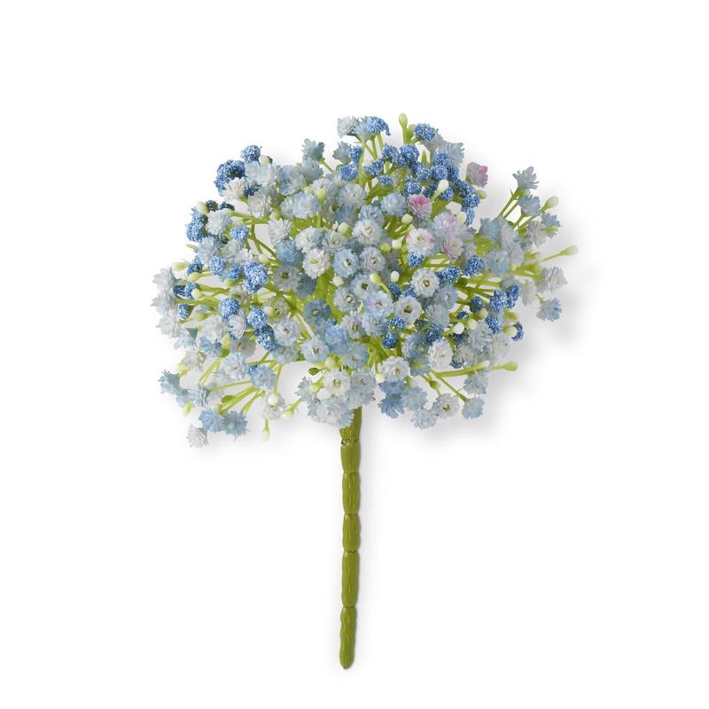 9" Blue Baby's Breath Pick