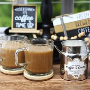 Milk Bottle Candle - Coffee and Cream