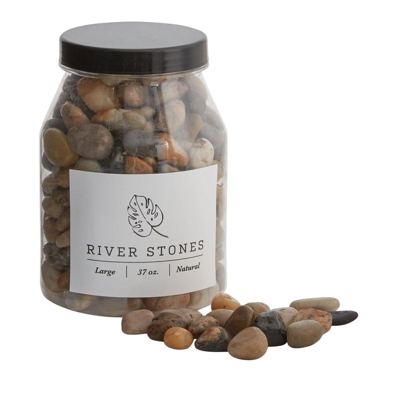 Natural Large River Stones - 37oz
