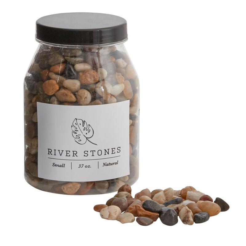 Natural Small River Stones - 37oz