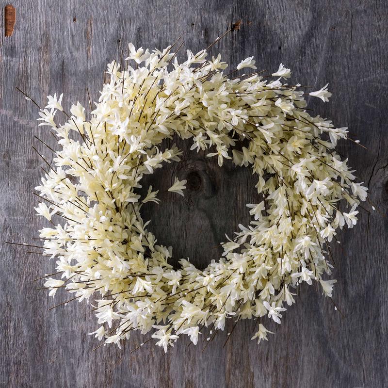 25" Forsythia Wreath