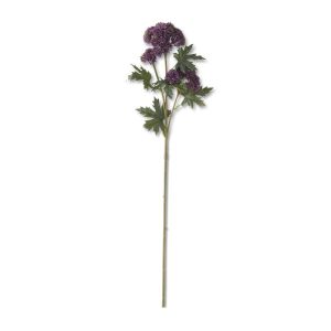 28" Dark Purple Sedum Stem