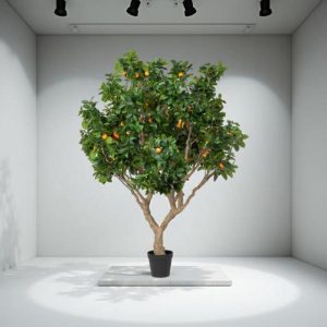 98" Faux Orange Tree