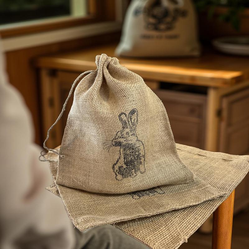 Bunny Burlap Sack