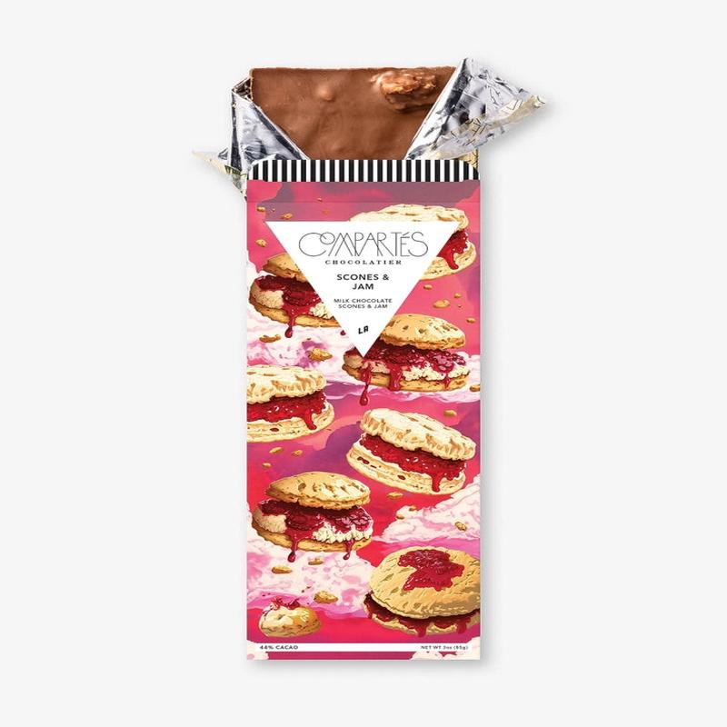Compartes Scones and Jam Chocolate Bar