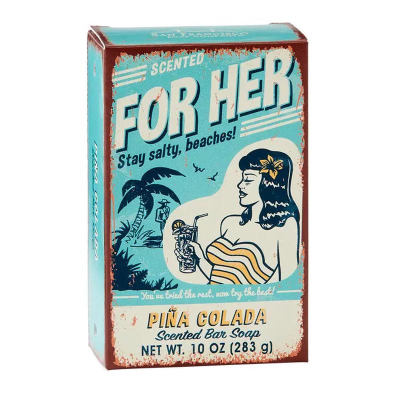 For Her Pina Colada 10oz Bar Soap