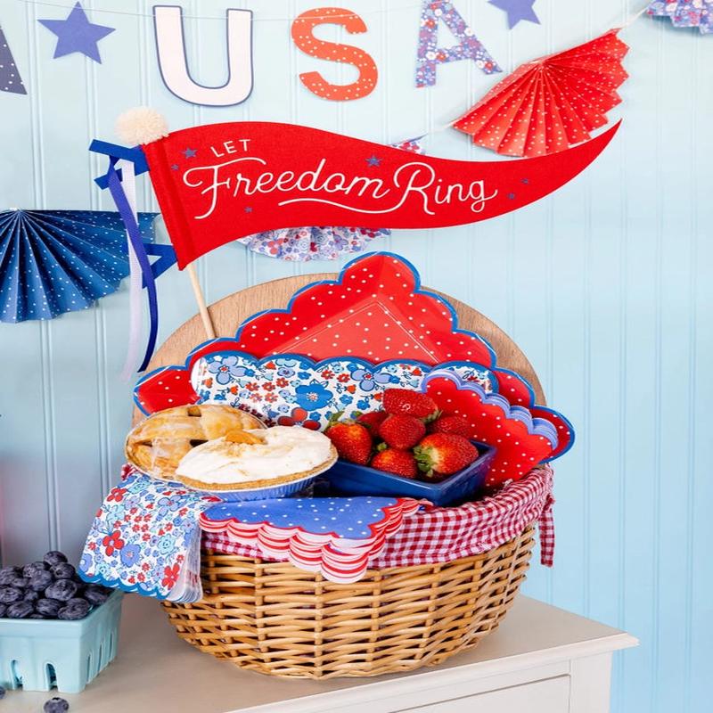 Let Freedom Ring Felt Pennant