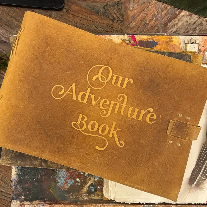 Our Adventure Leather Bound Book - More Coming Soon