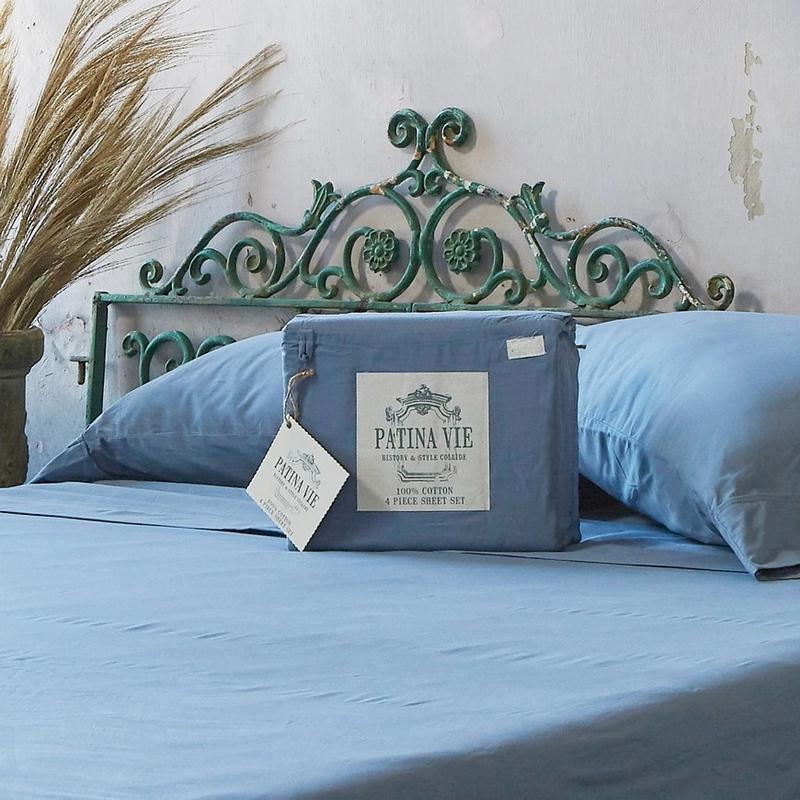 Vintage Indigo Sheet Set - Queen