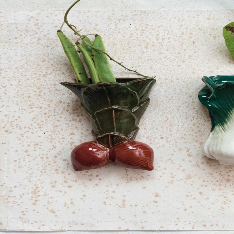 Vintage Style Radish Wall Pocket