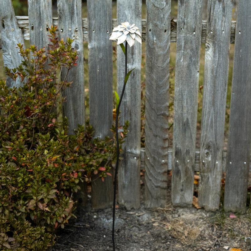 39" Vintage Style Flower Garden Stake