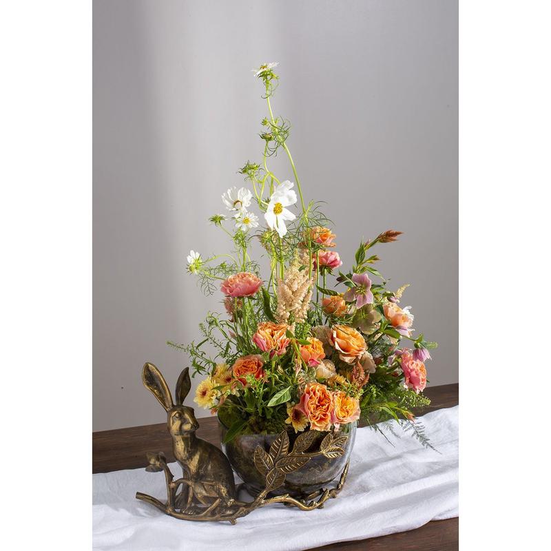 Bunny In The Garden Centerpiece Bowl