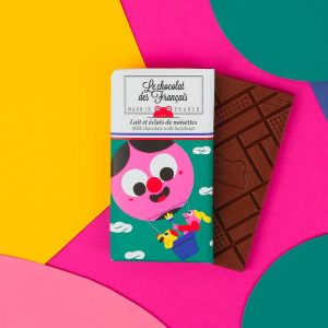 Le Chocolat Des Francais - Hot Air Balloon Milk Chocolate with Hazelnuts