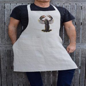 Linen Apron - Lobster