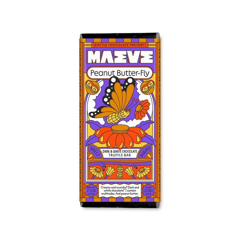 Maeve - Peanut Butter-Fly Truffle Bar