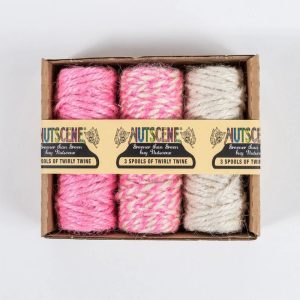 3 Pack of Mini Twirly Twines - Pink