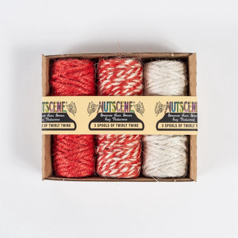 3 Pack of Mini Twirly Twines - Red