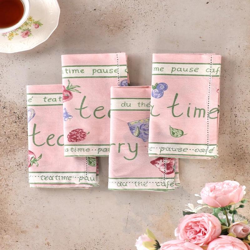 April Cornell Tea Time Luncheon Napkin Set of 4