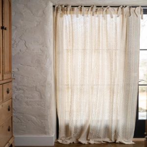 Camelia Curtain - Natural