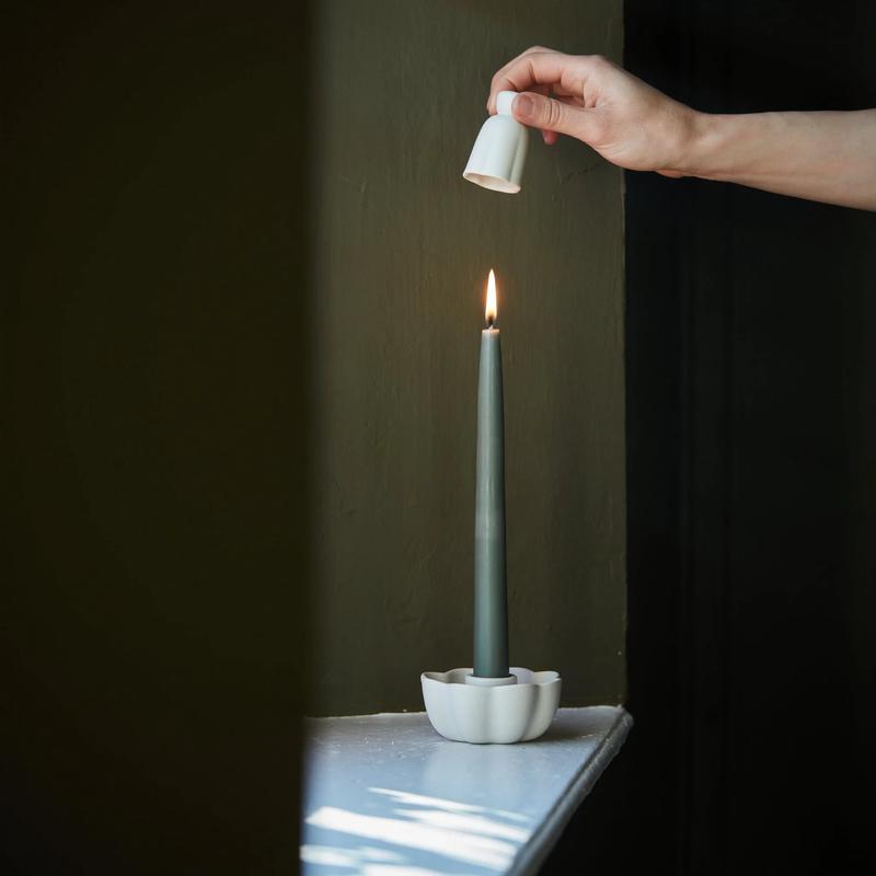Ceramic Fleur Candle Snuffer