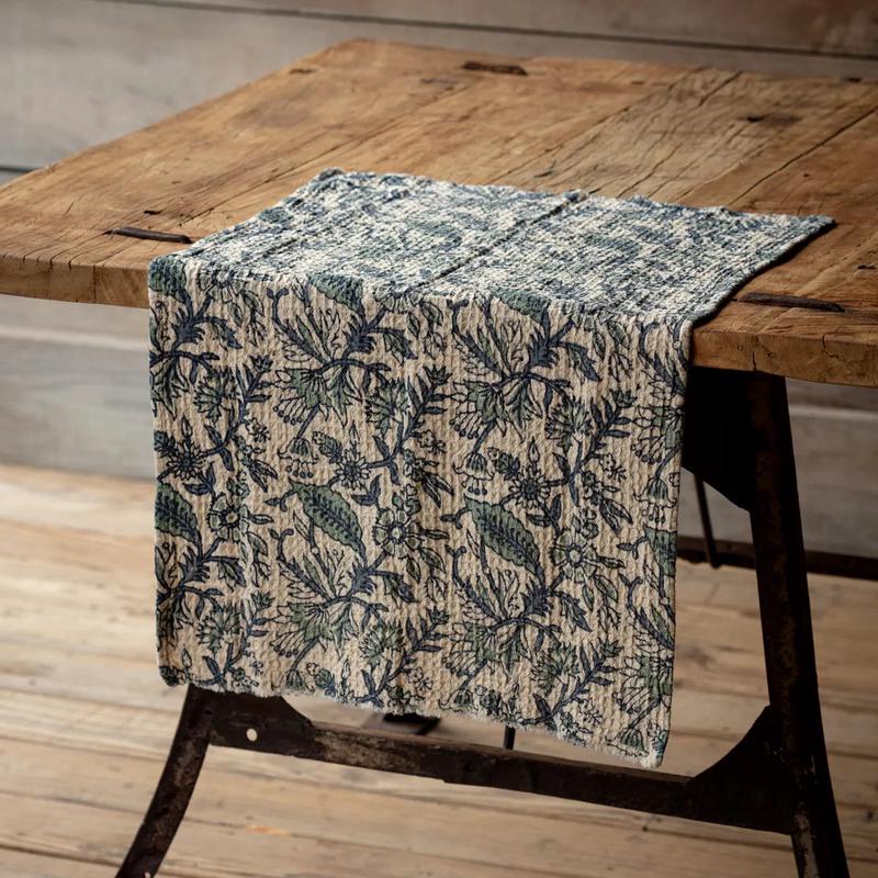 Cornflower Botanical Print Cotton Dish Towel- More Coming Soon