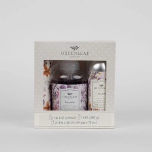 Lavender Foaming Hand Soap, Room Spray, and Tea Towel Gift Set