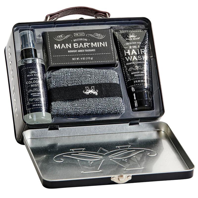 Man Bar Travel Kit - Midnight Amber