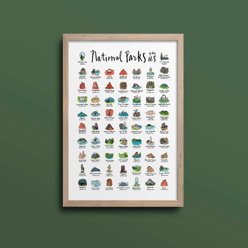 National Parks Paint By Number Kit