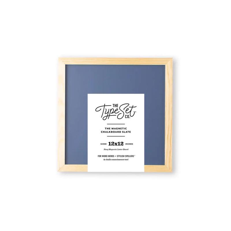 Navy Blue Magnetic Chalkboard