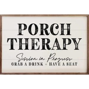 Porch Therapy Sign - Choose Size
