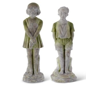 Resin Boy or Girl Statue