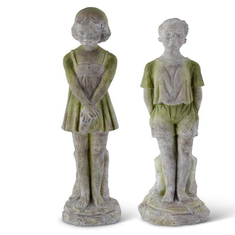 Resin Boy or Girl Statue