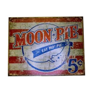 Vintage Style Moon Pie Sign
