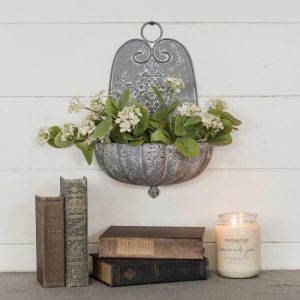 Weathered Grey Wall Planter